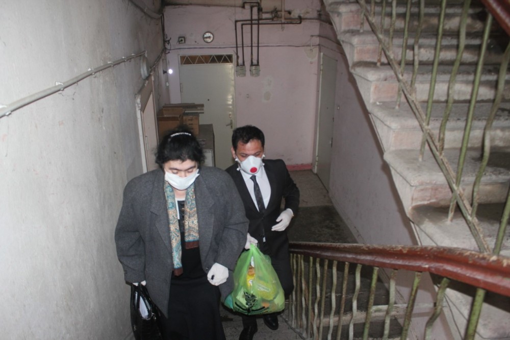 Nizami rayonunda dezinfeksiya işləri davam etdirilir - FOTOLAR